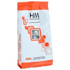 Корм для кошек Наша Марка Для взрослых кошек с цыплёнком и рисом (0.4 кг)