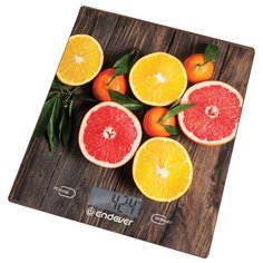 Кухонные весы ENDEVER Chief-501 коричневый/желтый/красный