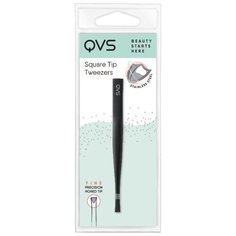 Пинцет Qvs для бровей 82-10-1635 черный