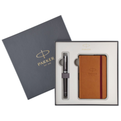Канцелярский набор PARKER Urban premium (2018975/2018976), 2 пр., черный/коричневый