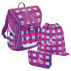 Step By Step Ранец BaggyMax Fabby Pink Star 3 предмета (430097), розовый/фиолетовый