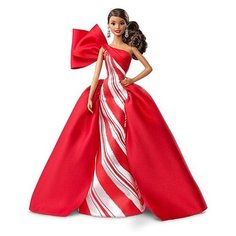 Кукла Barbie Праздничная 2019 Шатенка, FXF03
