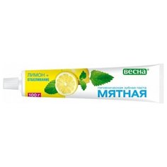 Зубная паста Весна Мята и Лимон + Отбеливание, 100 г