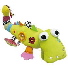 Прорезыватель-погремушка Biba Toys Крокодил зеленый