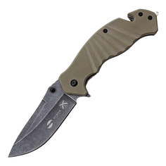 Нож складной STINGER G10-048 темно-зеленый