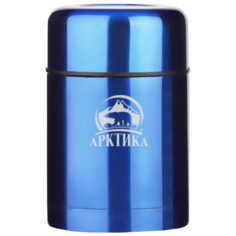 Термос для еды Арктика 302-750 (0,75 л) синий/черный