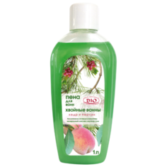 Северная жемчужина Пена для ванн Хвойные ванны Кедр и персик 1000 мл