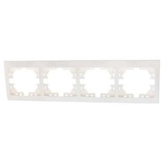 Рамка 4п Lezard 701-0200-149, белый