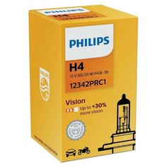 Лампа автомобильная галогенная Philips Vision 12352PRC1 H4 12V 60/55W 1 шт.