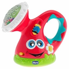 Интерактивная развивающая игрушка Chicco Музыкальная игрушка "Лейка" красный/зеленый