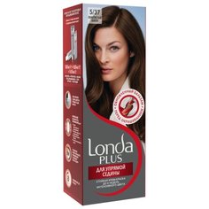 Londa для Упрямой седины стойкая крем-краска для волос, 5/37 (34) золотистый шатен