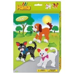 Hama Набор термомозаики Собака и кошка (3433)