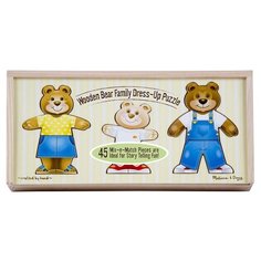 Рамка-вкладыш Melissa & Doug Переодень семью мишек (3770), 45 дет.