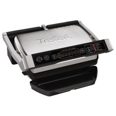 Гриль Tefal Optigrill GC706D34 нержавеющая сталь/черный