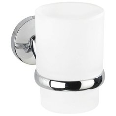 Стакан для зубных щеток Wenko Cuba хром/матовое стекло