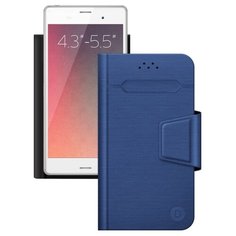 Чехол универсальный Deppa Wallet Fold M синий