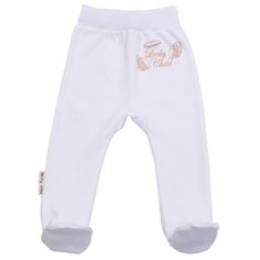 Ползунки lucky child размер 22 (68-74), белый