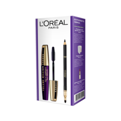 LOreal Paris Подарочный набор: тушь для ресниц Объём миллиона ресниц от кутюр, карандаш для глаз Color riche Le smoky