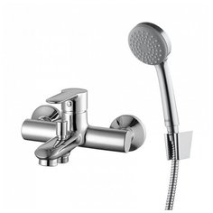 Смеситель для ванны с душем IDDIS Cuba CUBSB00i02 однорычажный лейка в комплекте хром