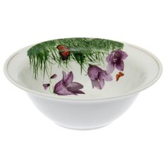 Добрушский фарфоровый завод Миска Идиллия Степной колокольчик 550 мл белый