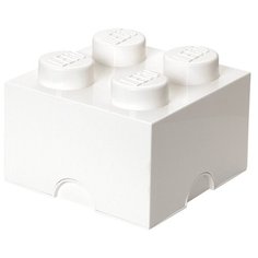 Контейнер LEGO 2х2 Knobs 25х25х18 см (4003) белый