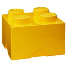 Контейнер LEGO 2х2 Knobs 25х25х18 см (4003) желтый