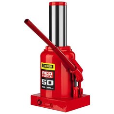 Домкрат бутылочный гидравлический STAYER Red Force 43160-50_z01 (50 т) красный