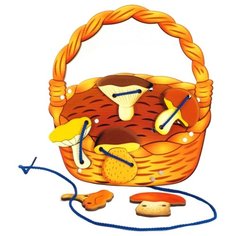 Шнуровка Нескучные игры Корзина с грибами (7930)