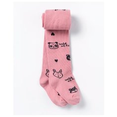 Колготки artie размер 86-92, темно-розовый