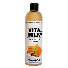 Vita & Milk шампунь Маточное молочко & Миндаль для всех типов волос 500 мл