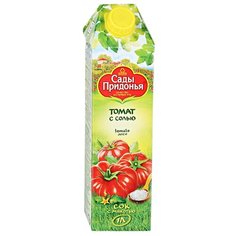 Сок Сады Придонья Томат с солью, без сахара, 1 л