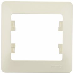 Рамка 1п Schneider Electric GLOSSA GSL000201, бежевый