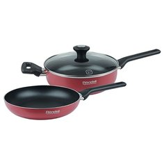 Набор посуды Rondell Koralle RDA-560 3 пр. бордовый/черный