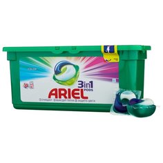 Капсулы Ariel Color, пластиковый контейнер, 30 шт