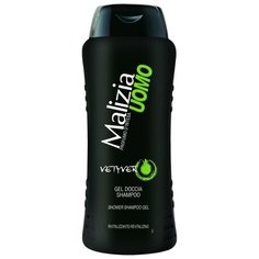 Шампунь-гель для душа Malizia UOMO Vetyver, 250 мл