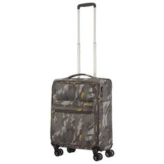 Чемодан American Tourister Matchup Camo 42 л, серый