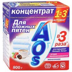Стиральный порошок AOS Для сложных пятен (Концентрат) 0.8 кг картонная пачка