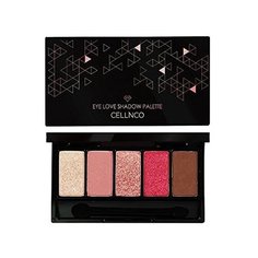 CELLNCO Палетка теней Eye Love Shadow Palette 02 Pink Mood (Розовое настроение)