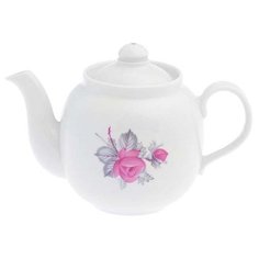 Дулёвский фарфор Заварочный чайник Рубин 700 мл Дикая роза