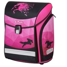 Herlitz Ранец New Midi Magic Horse, розовый/черный