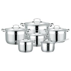 Набор посуды Bohmann BH-1912-12 12 пр. серебристый