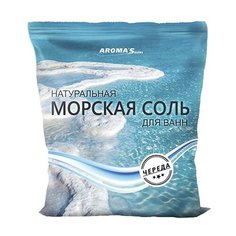 AROMASaules Натуральная морская соль для ванн Череда 1000 г