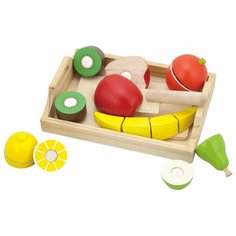 Набор продуктов с посудой Viga Cutting Fruit 58806