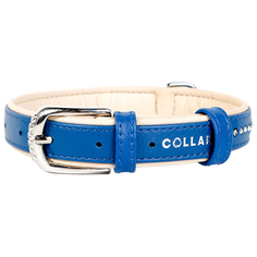 Ошейник COLLAR Brilliance со стразами 3874/3057/3086 27-36 см синий