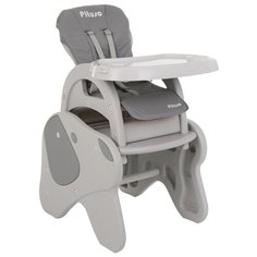 Стульчик-парта Pituso Dog серый