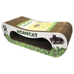 Когтеточка Homecat Мятная волна большая 61 х 25 х 20 см серый