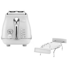 Тостер DeLonghi CTOE 2103.W Icona Elements, белый