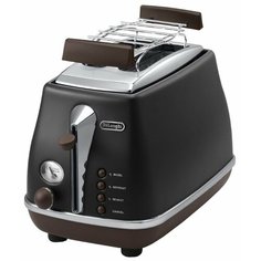 Тостер DeLonghi CTOV 2103.BK Icona Vintag, черный