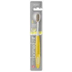 Зубная щетка Biomed Silver Medium, желтый