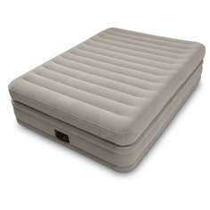 Надувная кровать Intex Prime Comfort Elevated Airbed (64446) серый